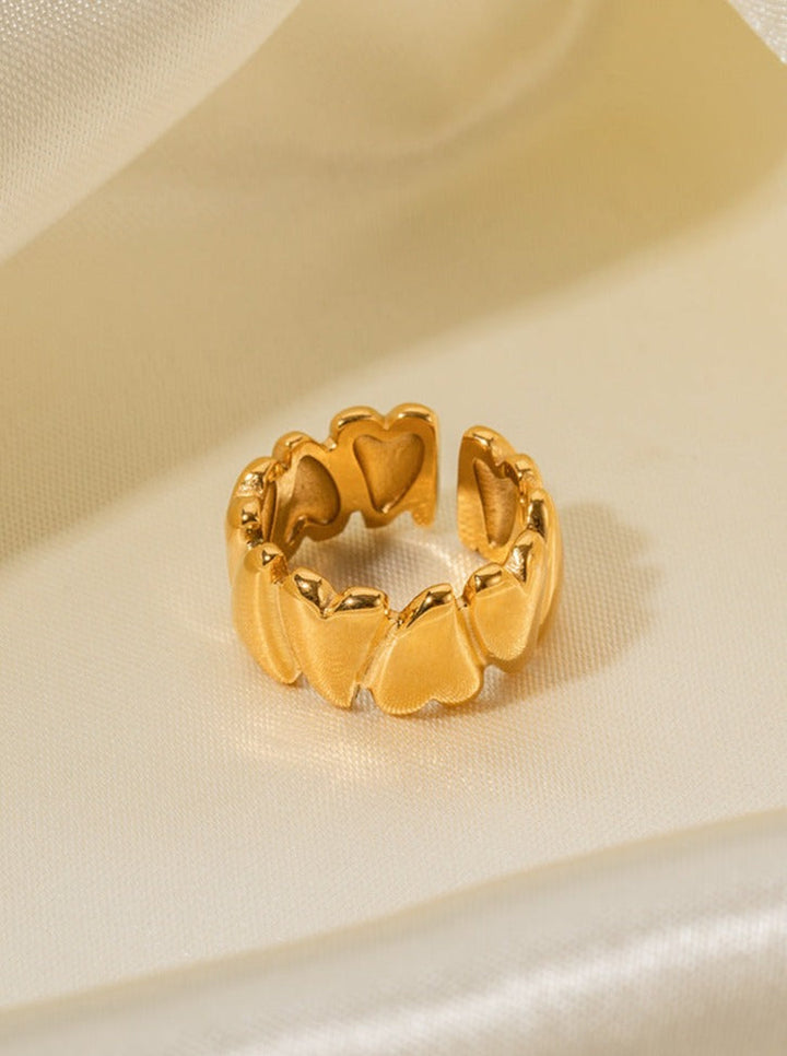 18K Gouden RVS Liefde Open Ring-Ringen-Calora-Goud-Calora