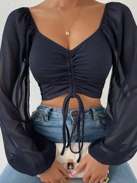 Acalia | Elegant Zomer Bikini Topje-Zwemkleding-Calora-Donker Blauw-S-Calora