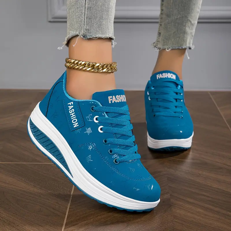 CALORA_ Ademende Comfortabele Sneakers voor Vrouwen met Flexibele Zolen