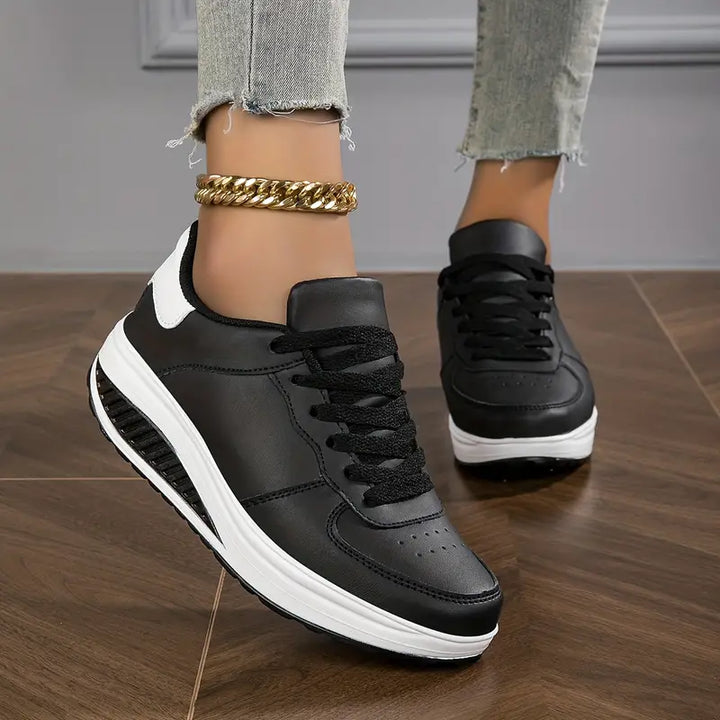 CALORA_ Ademende Comfortabele Sneakers voor Vrouwen met Flexibele Zolen