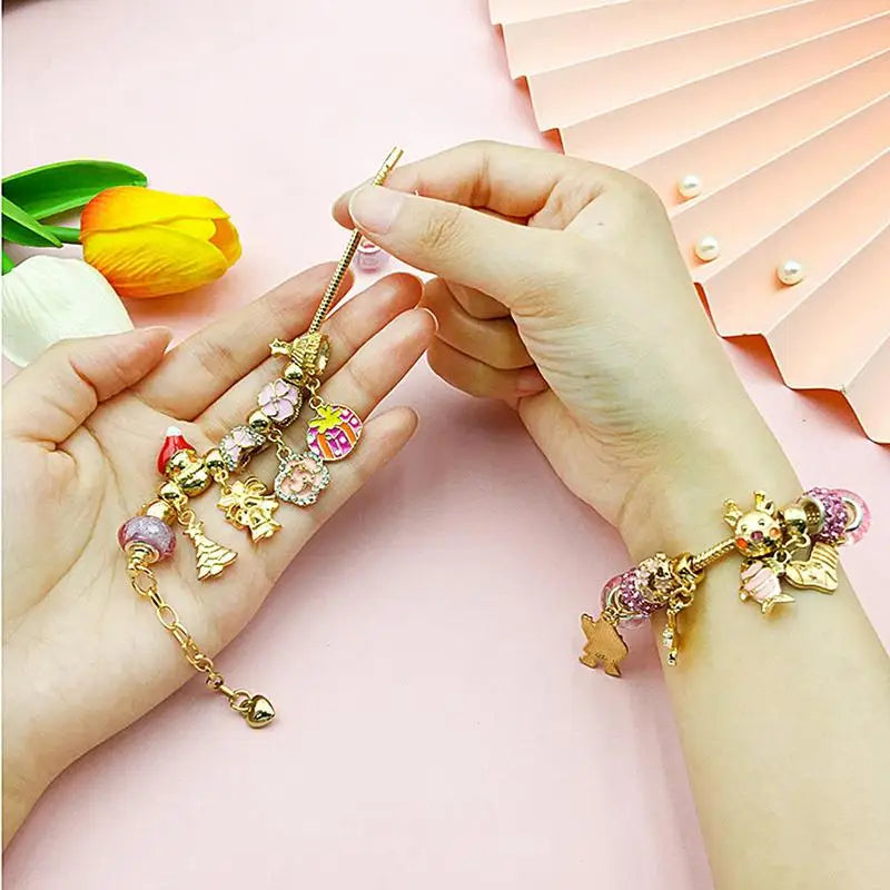Advent Kalender Armband Set | 24 Dagen Verrassingen voor Kerstmis-Armbanden-Calora-Goud-Calora