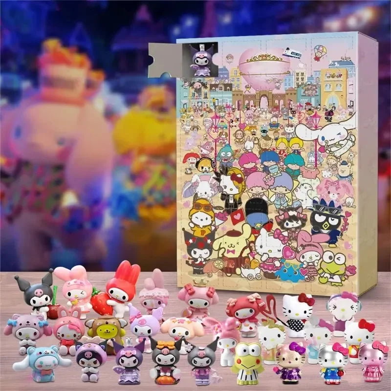 Adventskalender | Schattige Anime Figuren voor Kerstmis 2025-Elektronica/Gadgets-Calora-Calora