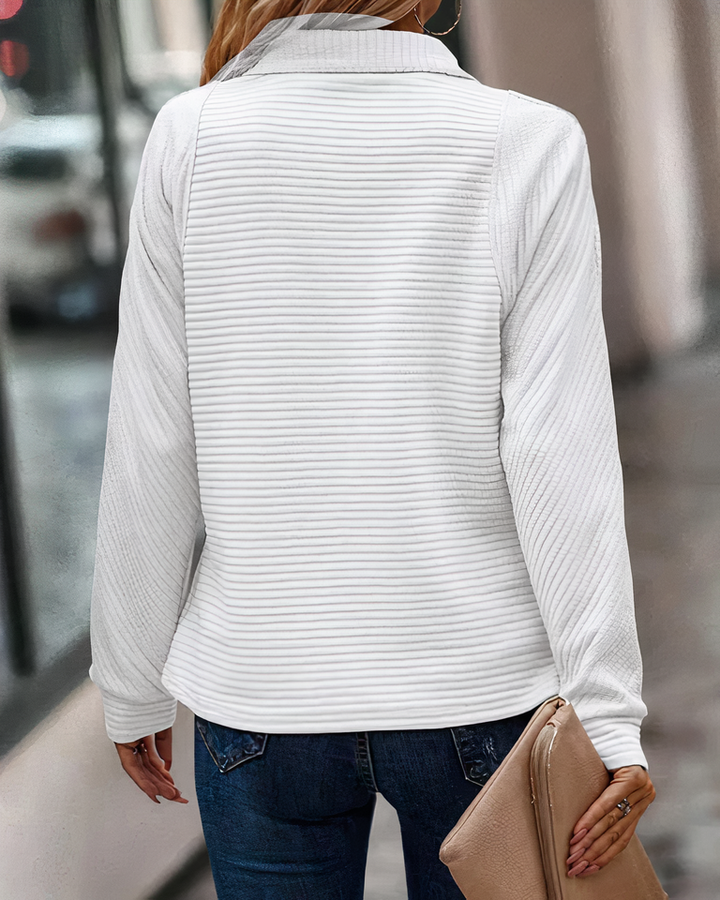 Alaia | Trui met lange mouwen voor dames-Trui met lange mouwen voor dames-Calora-Grijs-S-Calora