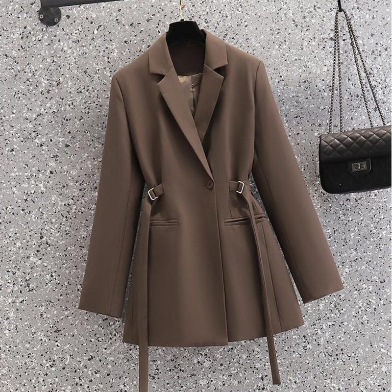 Alba | Stijlvolle Herfst Blazer-Blazers & Vesten-Calora-Zwart-2XL-Calora