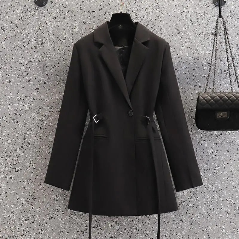Alba | Stijlvolle Herfst Blazer-Blazers & Vesten-Calora-Zwart-S-Calora