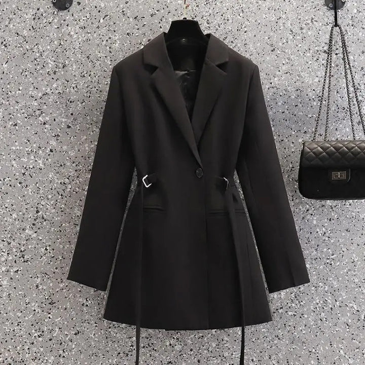 Alba | Stijlvolle Herfst Blazer-Blazers & Vesten-Calora-Zwart-S-Calora
