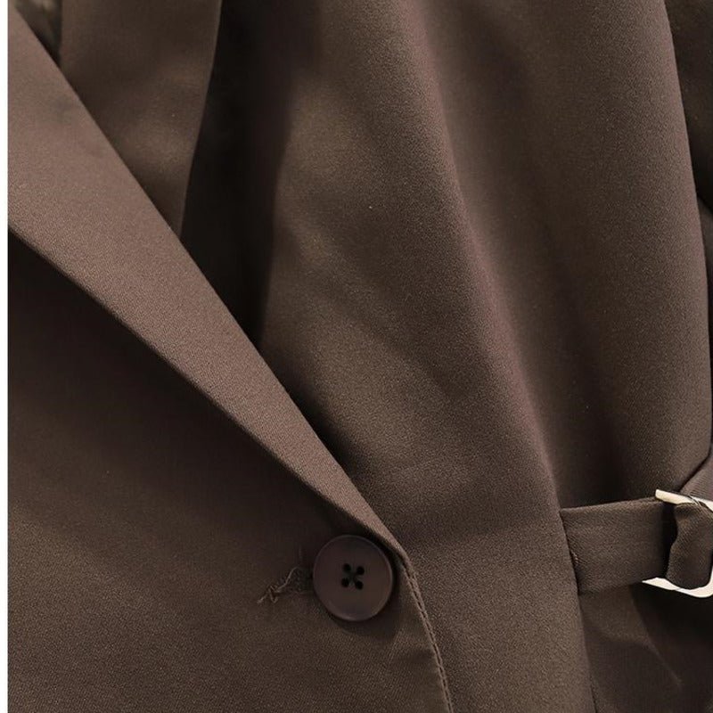 Alba | Stijlvolle Herfst Blazer-Blazers & Vesten-Calora-Zwart-S-Calora
