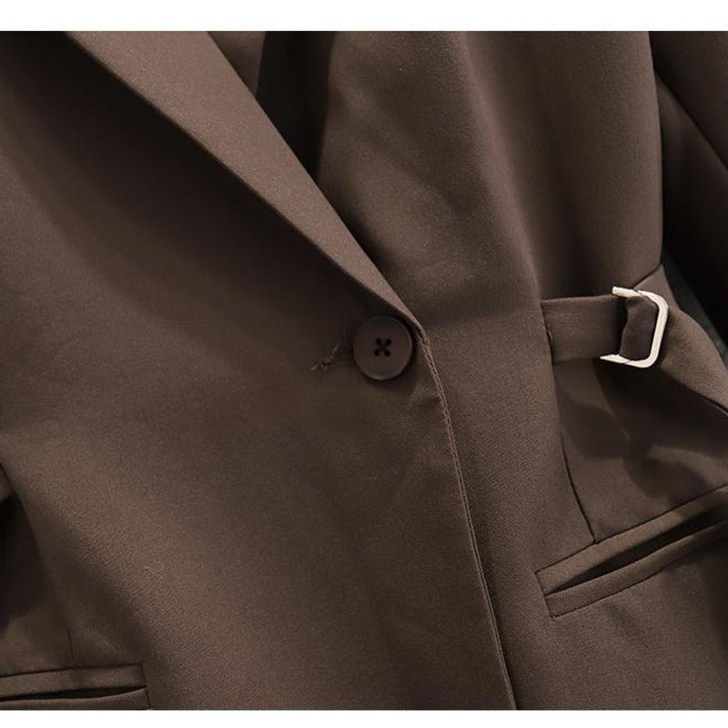 Alba | Stijlvolle Herfst Blazer-Blazers & Vesten-Calora-Zwart-S-Calora