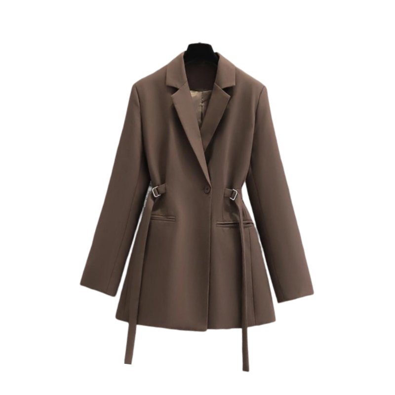 Alba | Stijlvolle Herfst Blazer-Blazers & Vesten-Calora-Zwart-S-Calora