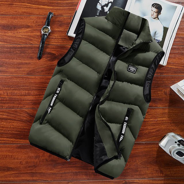 Alexander | Stijlvol Gewatteerd Designer Bodywarmer-Bodywarmers-Calora-Groen-M-Calora
