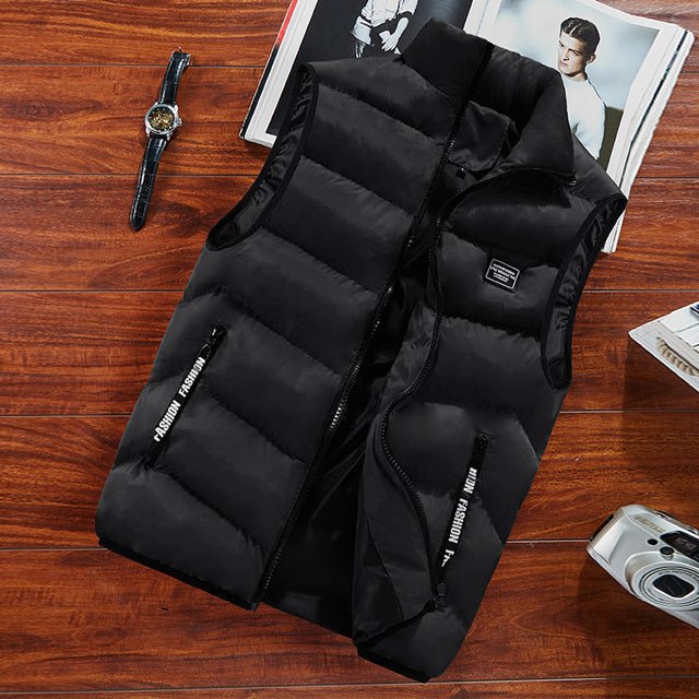 Alexander | Stijlvol Gewatteerd Designer Bodywarmer-Bodywarmers-Calora-Zwart-M-Calora