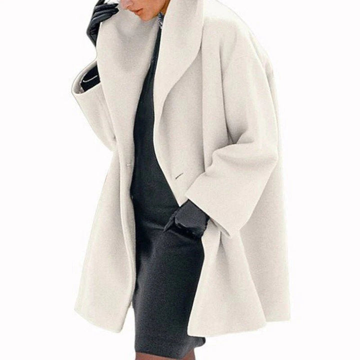 Amara | Stijlvolle Warme Zachte Jas-Zomer Jassen-Calora-Creme-S-Calora