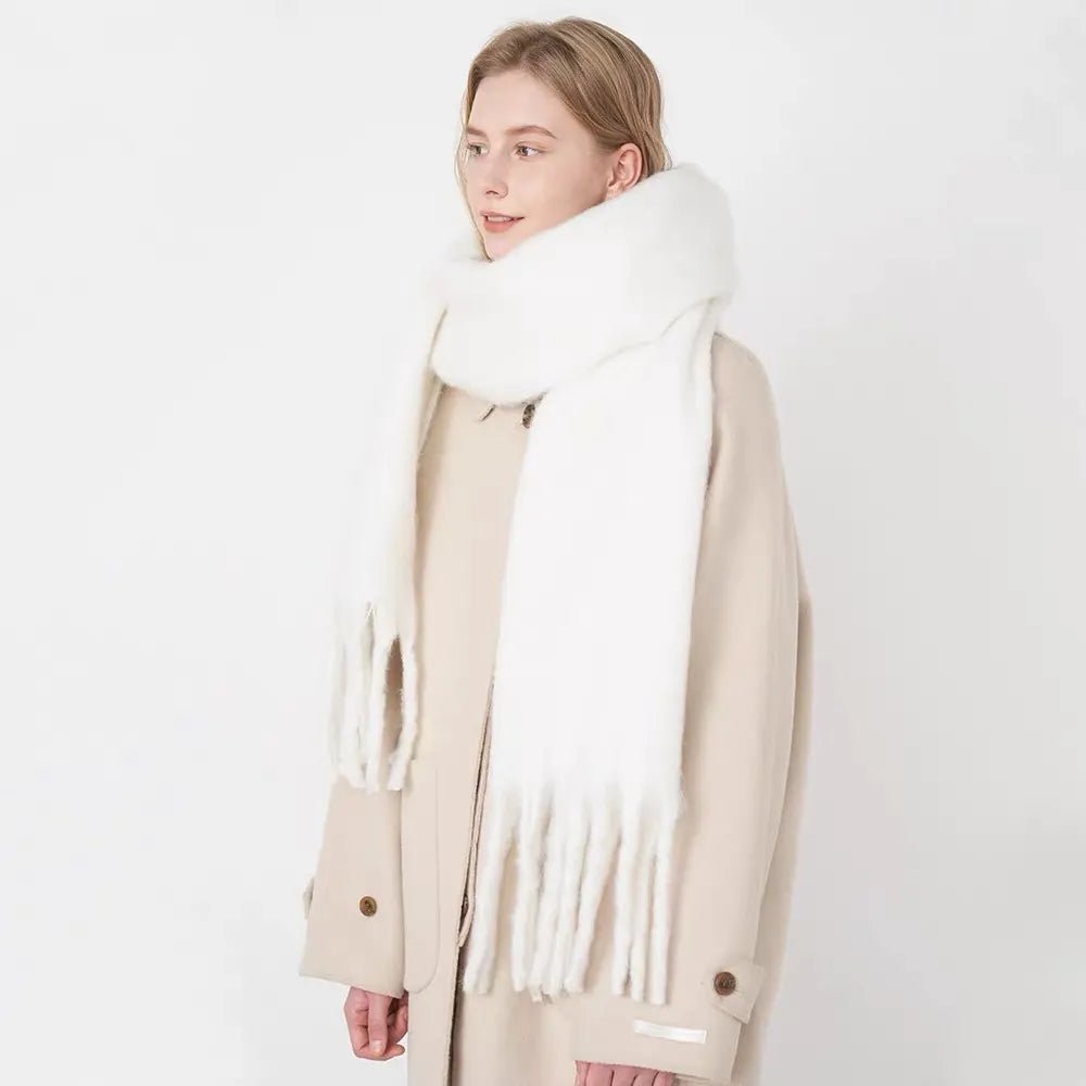 Amelle | Luxe Kasjmier Sjaal-Home Decor-Calora-Beige-Calora
