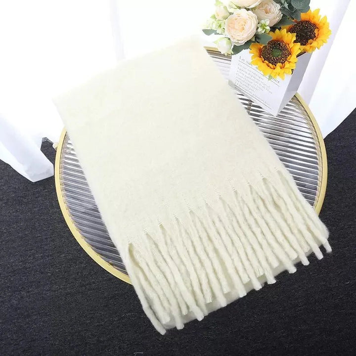 Amelle | Luxe Kasjmier Sjaal-Home Decor-Calora-Beige-Calora
