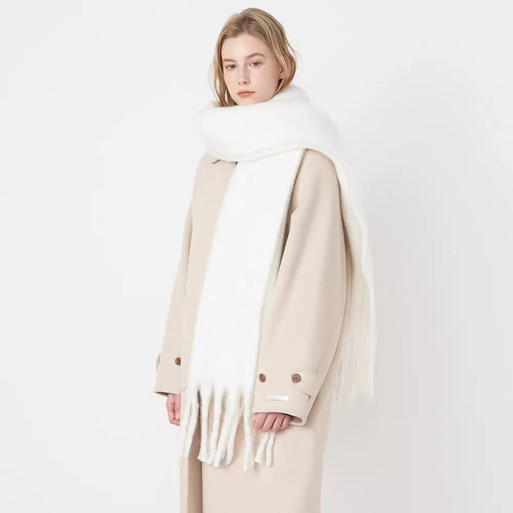 Amelle | Luxe Kasjmier Sjaal-Home Decor-Calora-Beige-Calora