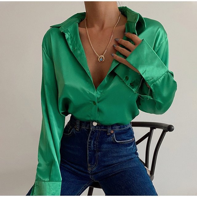 Amily | Zomer Blouse voor Dames-Blouses-Calora-Groen-S-Calora