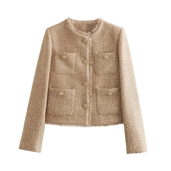 Amino | Stijlvolle Rib Bomber Jas-Zomer Jassen-Calora-XS-Calora