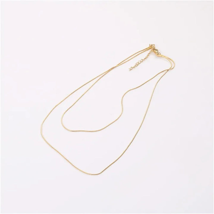 Amorelle | Dunne Dames Choker Ketting-Kettingen-Calora-Goud-Calora