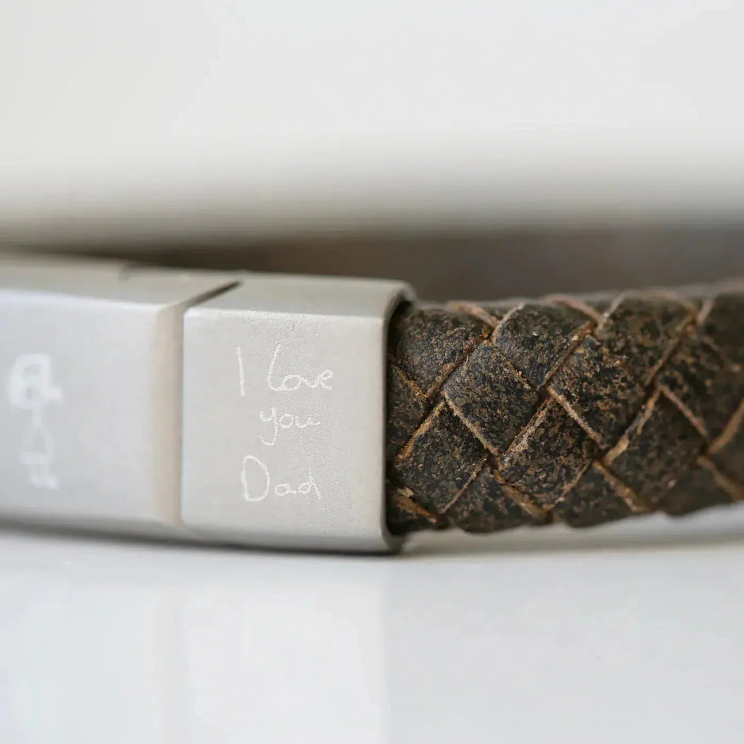 Antieke Stijl Rustieke Heren Armband-Armbanden-Calora-Handschrift-Calora
