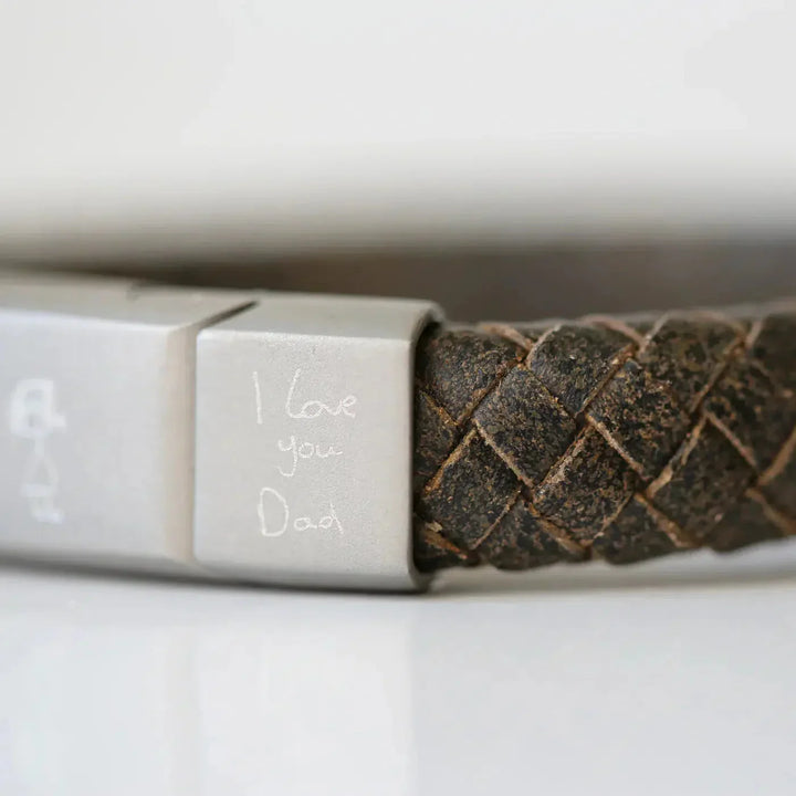 Antieke Stijl Rustieke Heren Armband-Armbanden-Calora-Handschrift-Calora