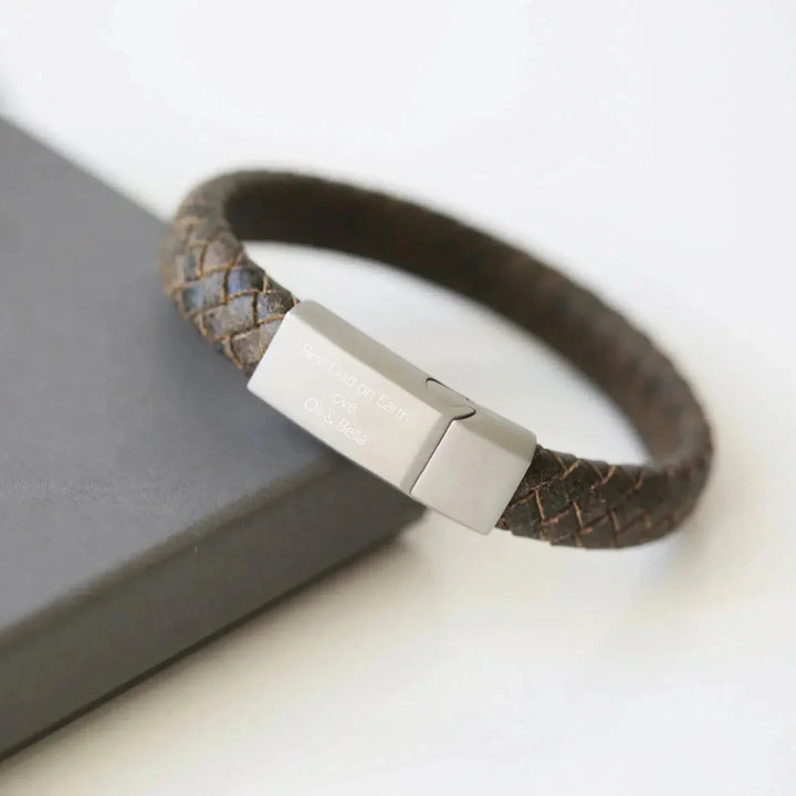 Antieke Stijl Rustieke Heren Armband-Armbanden-Calora-Handschrift-Calora