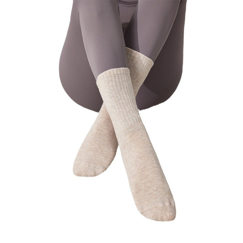 CALORA_ Antislip Yogasokken voor Dames, Katoenen Sport en Fitness Sokken