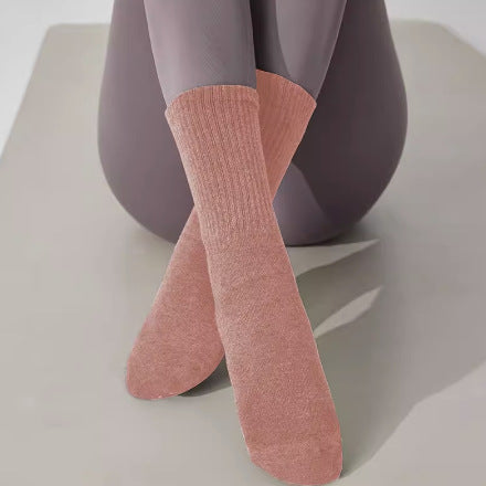CALORA_ Antislip Yogasokken voor Dames, Katoenen Sport en Fitness Sokken