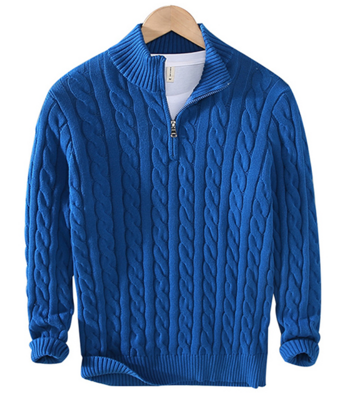 CALORA_ Anton | Stijlvolle Trui Half-Zip Sweater