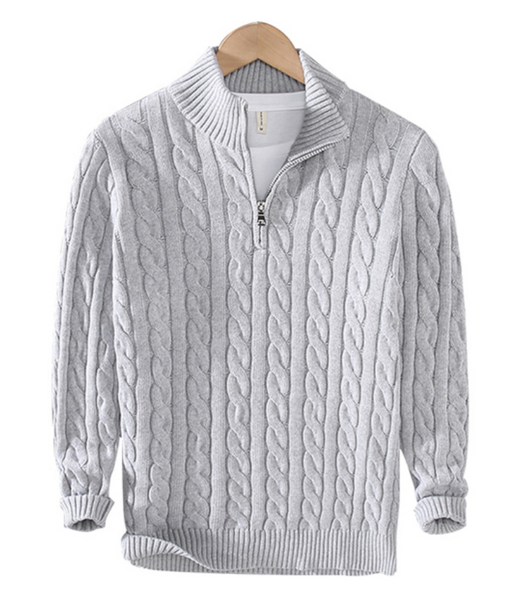 CALORA_ Anton | Stijlvolle Trui Half-Zip Sweater