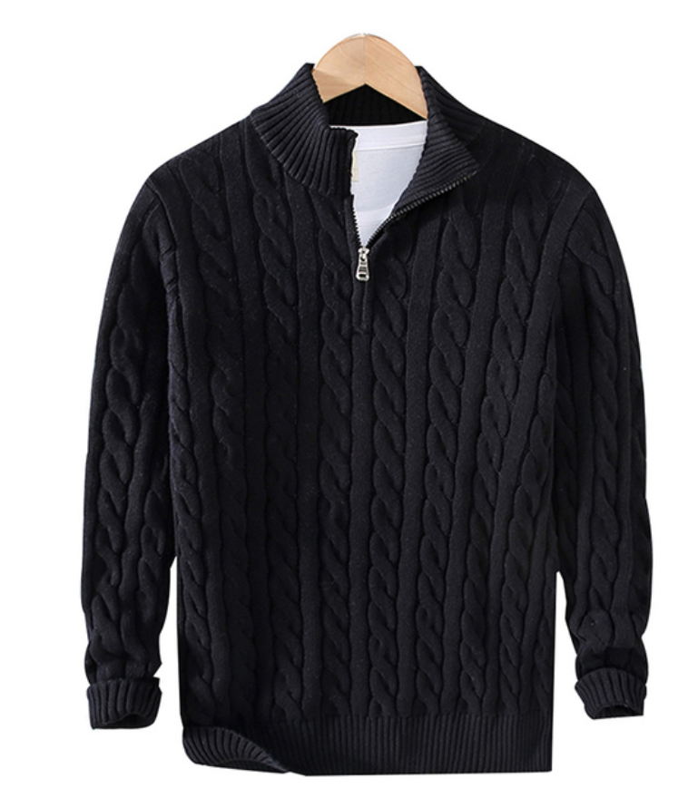 CALORA_ Anton | Stijlvolle Trui Half-Zip Sweater