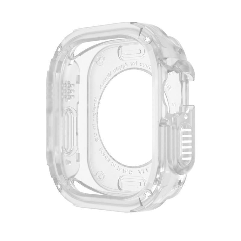 CALORA_ Apple Watch TPU+PC 2-in-1 Armor Anti-val Beschermcase 49mm