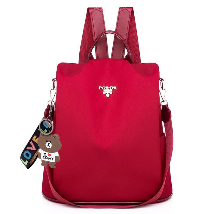 Aquasafe | Beveligde Anti Diefstal Reis Rugzak-Schoudertassen-Calora-Rood-Calora
