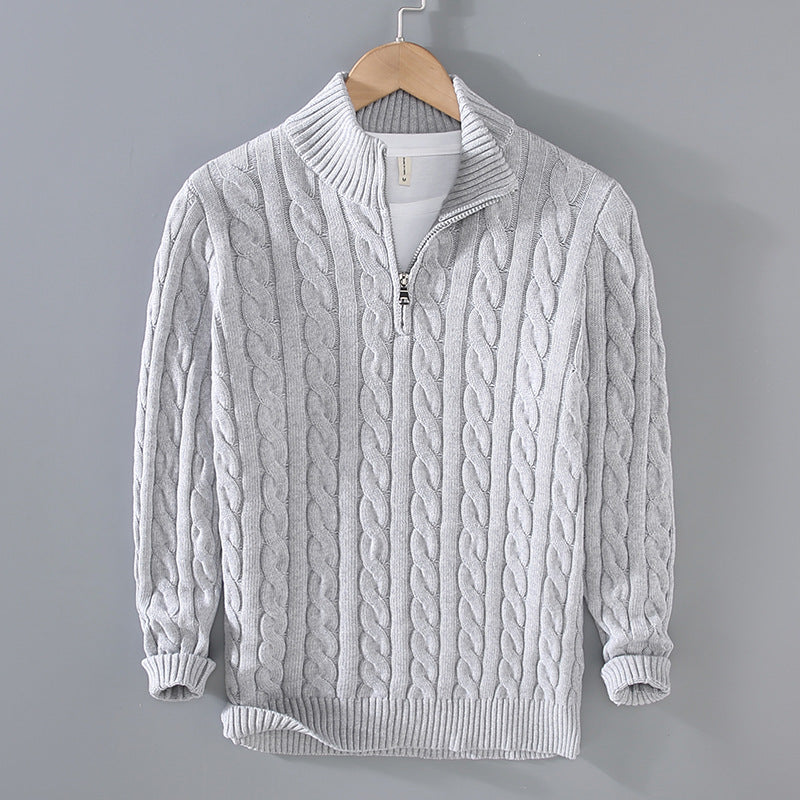 CALORA_ Armanvi | Gebreide trui met zip