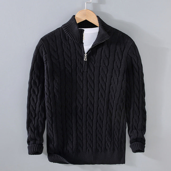 CALORA_ Armanvi | Gebreide trui met zip
