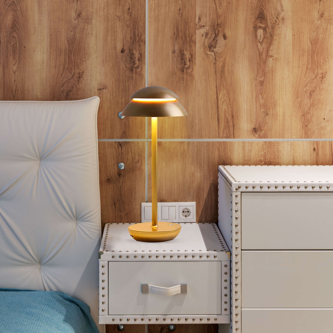 CALORA_ Artelune | Elegante Designer Draadloze Tafellamp - Warm Licht