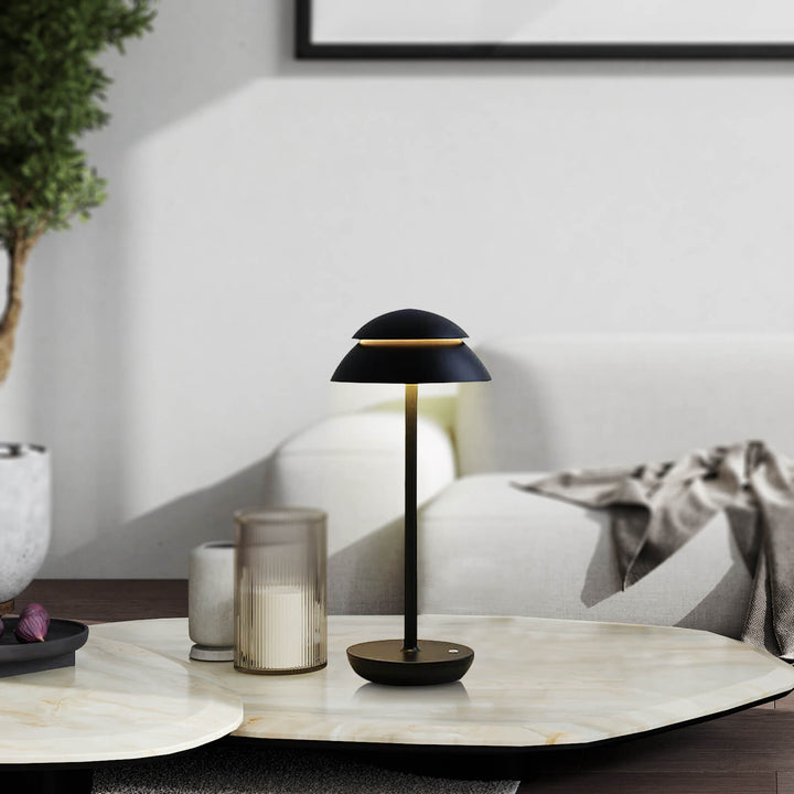 CALORA_ Artelune | Elegante Designer Draadloze Tafellamp - Warm Licht