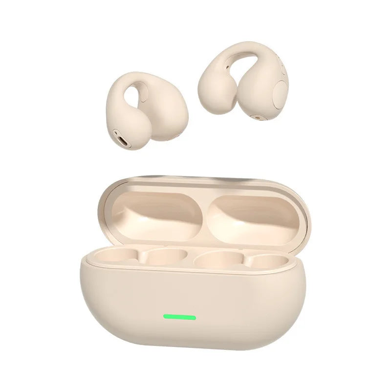 Aurisync | Draadloze Bluetooth Oordopjes voor Sport en HD Oproepen-Elektronica/Gadgets-Calora-Beige-Calora