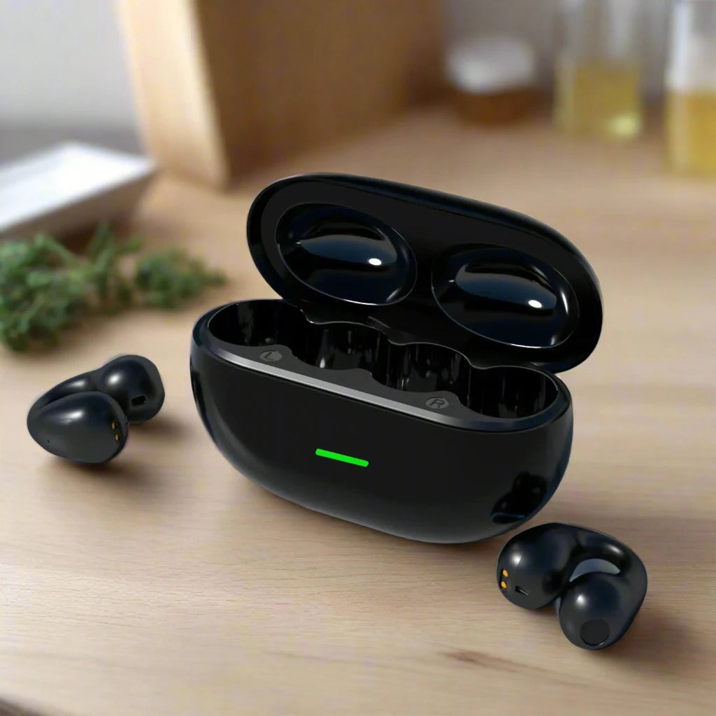 Aurisync | Draadloze Bluetooth Oordopjes voor Sport en HD Oproepen-Elektronica/Gadgets-Calora-Zwart-Calora