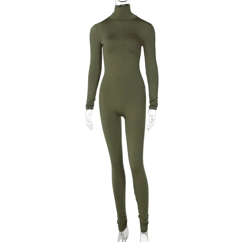 Ava | Stijlvolle Elastische Jumpsuit-Jumpsuits-Calora-Groen-S-Calora