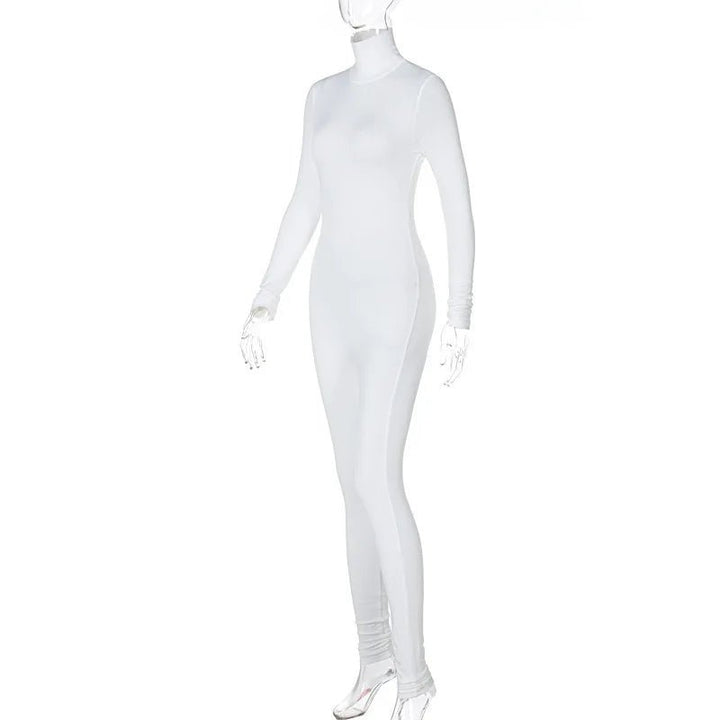 Ava | Stijlvolle Elastische Jumpsuit-Jumpsuits-Calora-Wit-S-Calora