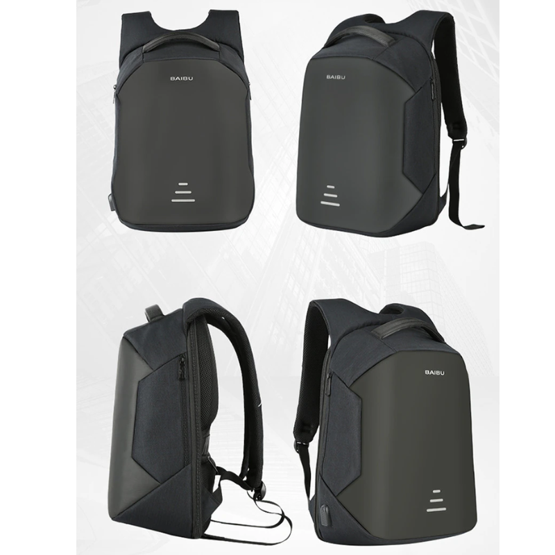 CALORA_ BAIBU | Vouwbare Smart Rugzak voor Reis en Werk met USB-oplader - 15,6 inch