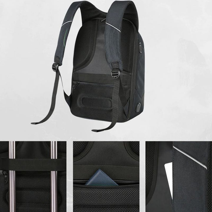 CALORA_ BAIBU | Vouwbare Smart Rugzak voor Reis en Werk met USB-oplader - 15,6 inch