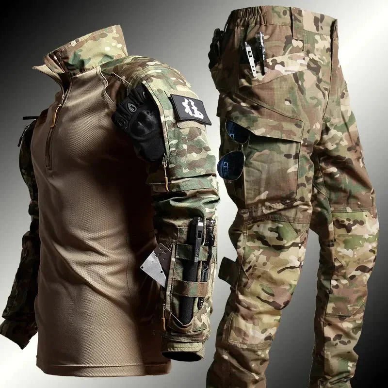 Baret | Tweedelige Leger Pak-Sets & Pakken-Calora-Camouflage-S-Calora