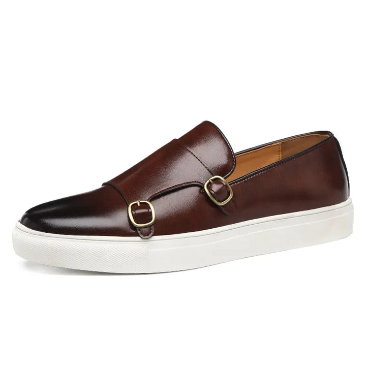 Belari | Casual Leren Casual Loafers-Loafers-Calora-Bruin-38-Calora