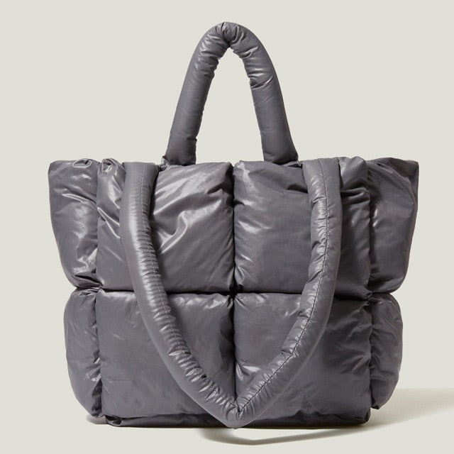 Belino - Luxe Puffer Dames Handtas-Handtassen-Calora-Zwart-Calora