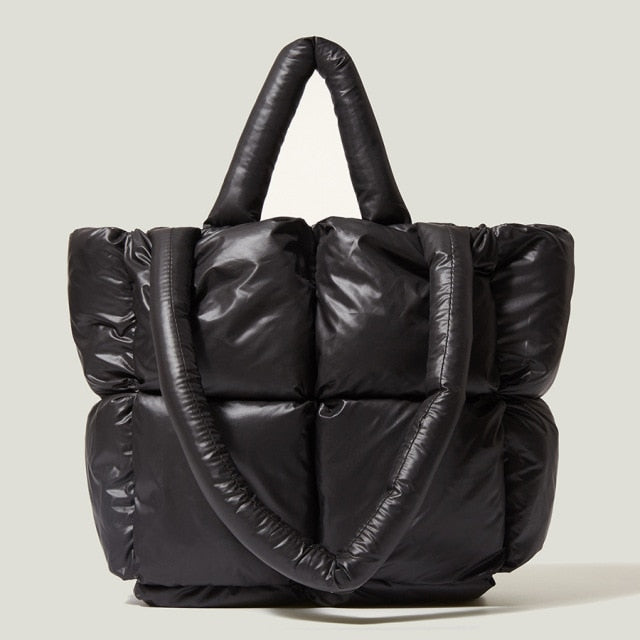 Belino - Luxe Puffer Dames Handtas-Handtassen-Calora-Zwart-Calora
