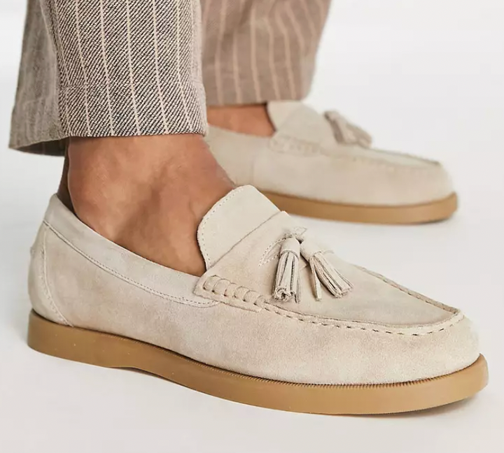 CALORA_ Bellaturo | Klassieke Suède Loafers voor Mannen