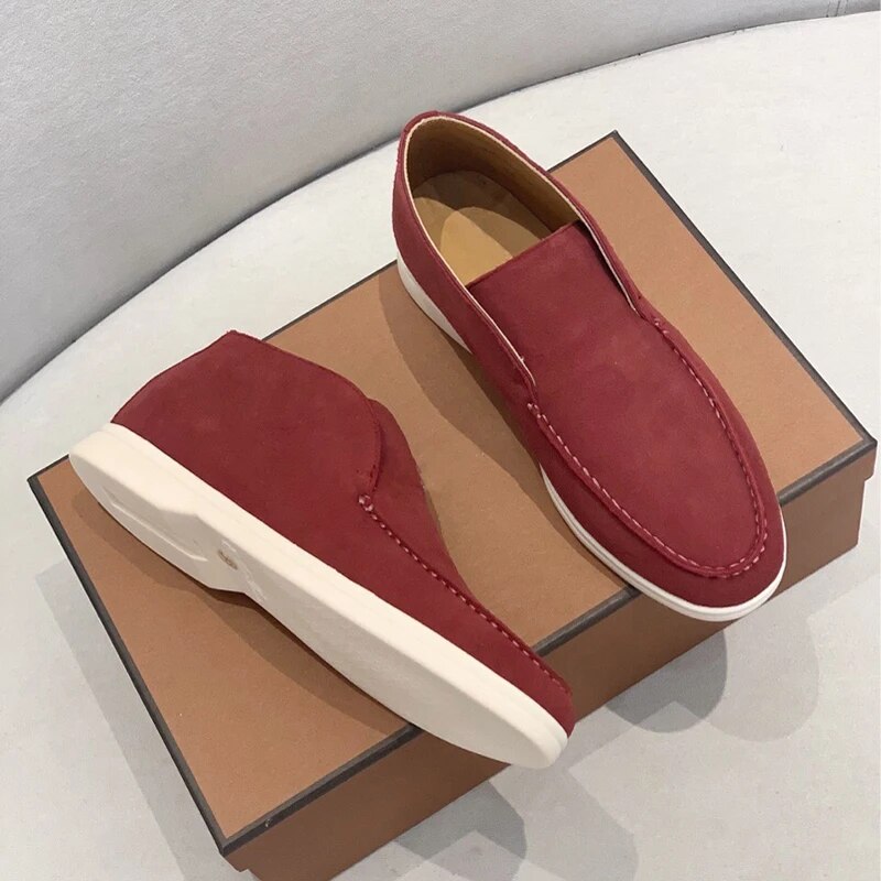 CALORA_ Bellaturo | Stijlvolle Suede loafers