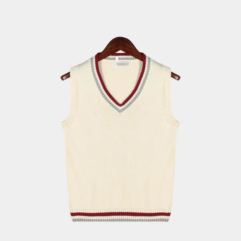 Berkeley | University Mouwloze Sweater-Bodywarmers-Calora-Beige-XS-Calora