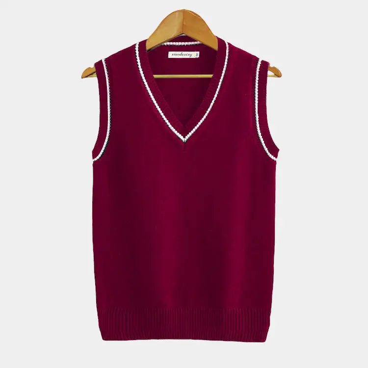 Berkeley | University Mouwloze Sweater-Bodywarmers-Calora-Bordaux-XS-Calora